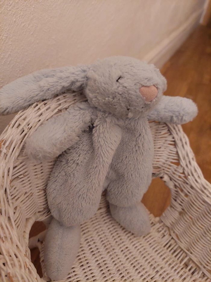 #P5 - Doudou lapin bleu Jellycat - photo numéro 2