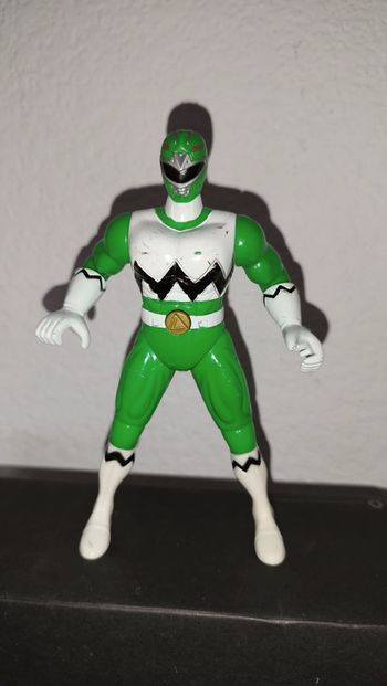 Figurine Power Rangers Lost Galaxy Blasting Action Figure vert green 1998 vintag