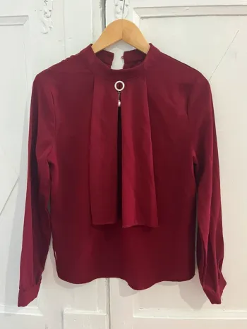 Blouse bordeaux S 36