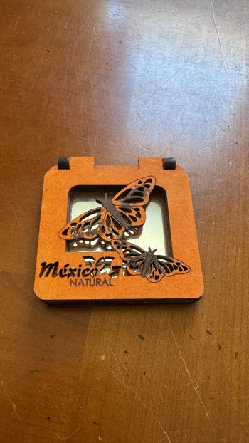 Petit miroir Mexique en bois