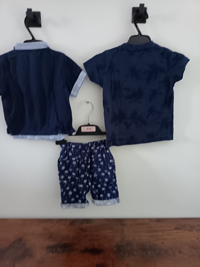Ensemble bleu marine 6 mois - photo numéro 2