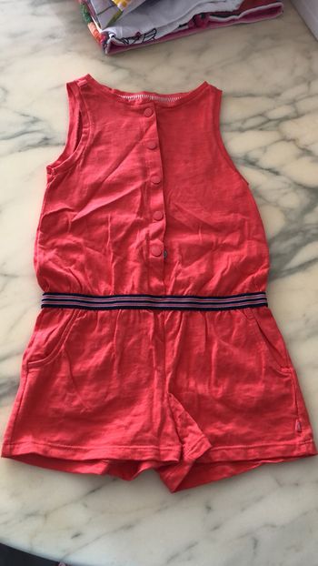Combi short okaidi 3 ans corail