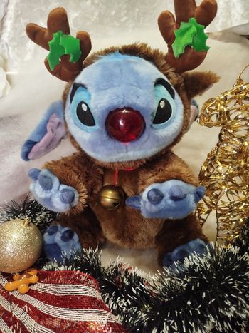 Peluche Rennes de Noël Stitch - Disney