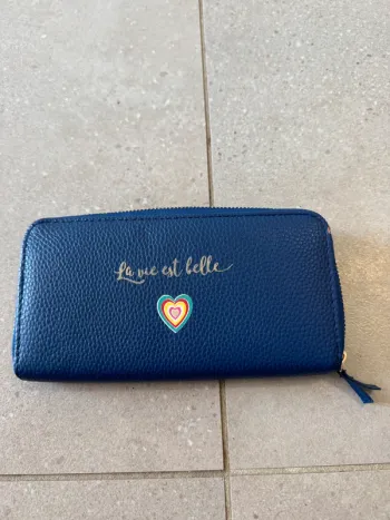 Portefeuille bleu Draeger