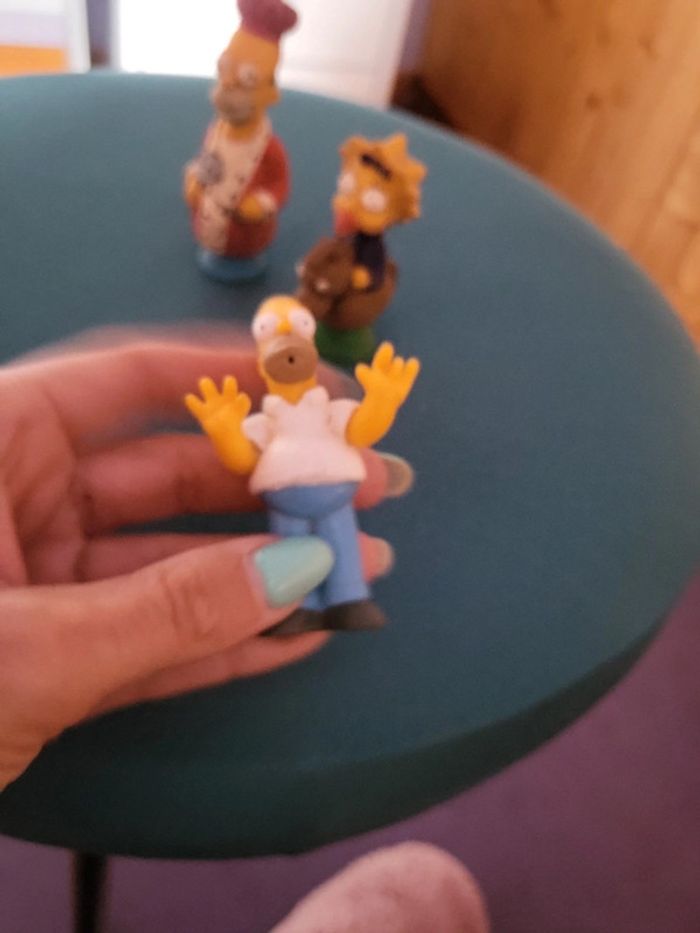 Lot de 3 figurines simpsons anciennes - photo numéro 2