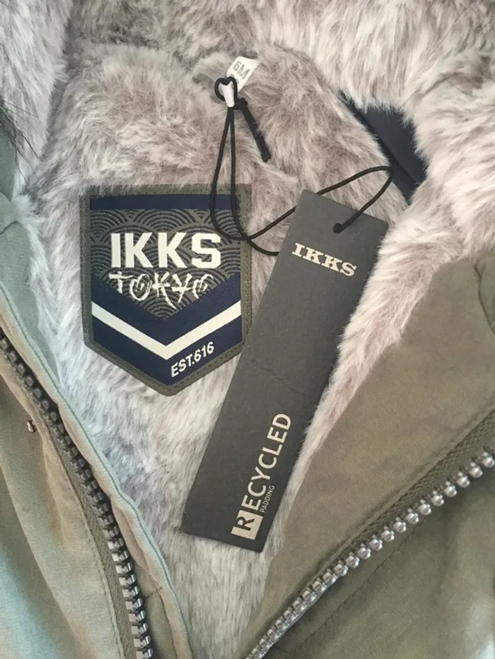 Blouson IKKS garçon 6m neuf avec étiquette - photo numéro 2