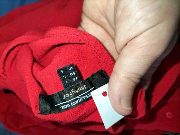 Chemisier rouge Jennyfer S - photo numéro 2