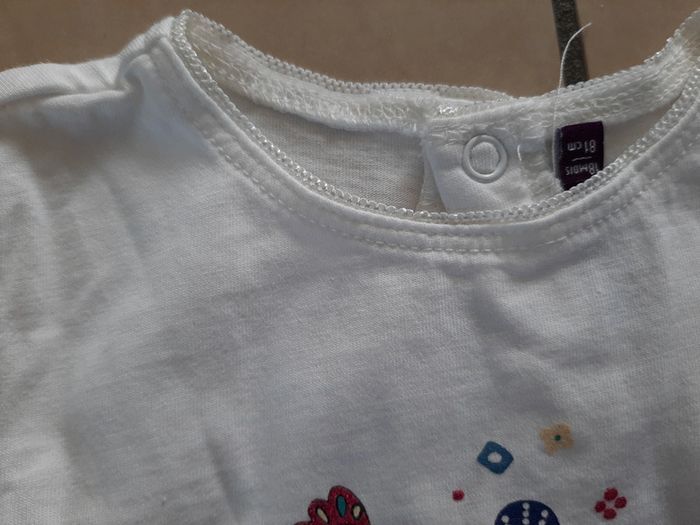 Lot de 9 tee shirts manches courtes fille 18 mois - photo numéro 5