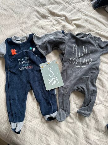 Pyjama velours garçon