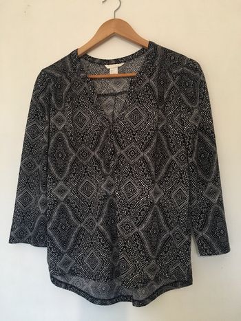 Très belle blouse col bateau manches trois quart H&M 💚