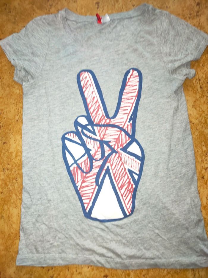 Tee-shirt manches courtes femme taille 38 H&M