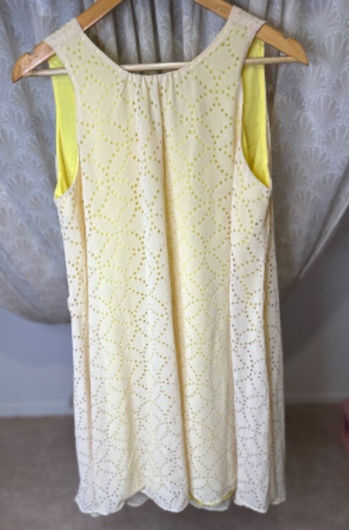 Robe longue jaune