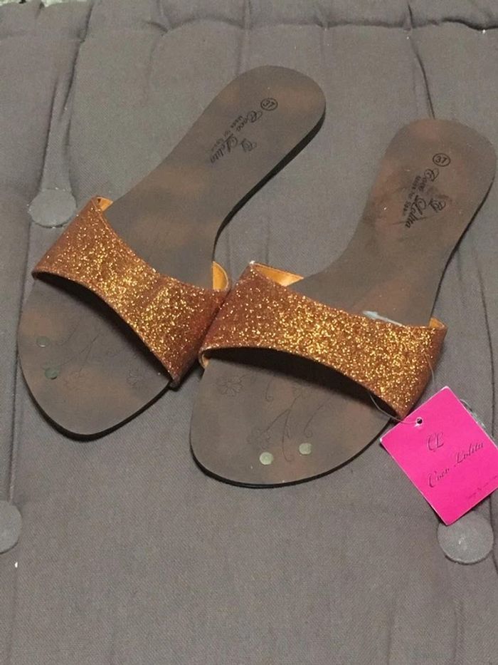 Sandales neuves, taille 37 - photo numéro 2
