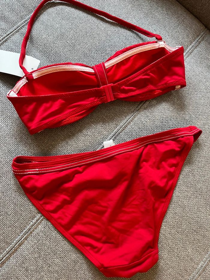 Maillot de bain 2 pièces Hechter rouge - photo numéro 4