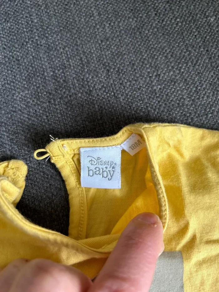 T-shirt manches courtes bébé fille, Mickey et Minnie, Disney, 18 mois - photo numéro 2