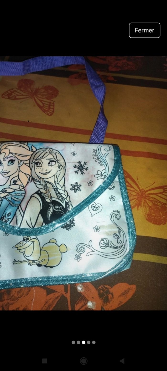 Petit sac reine des neiges j49 - photo numéro 5