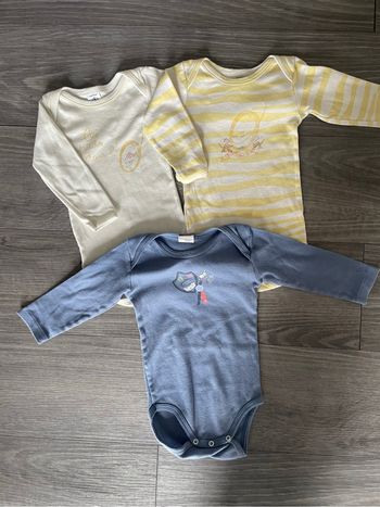 Lot de 3 bodys bébé garçon