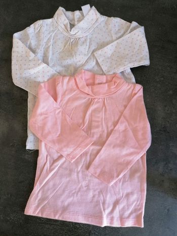 Lot de 2 Col roulé TeX 3-6 mois