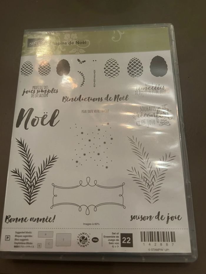 Tampons Stampin’up ! Sapins de Noël