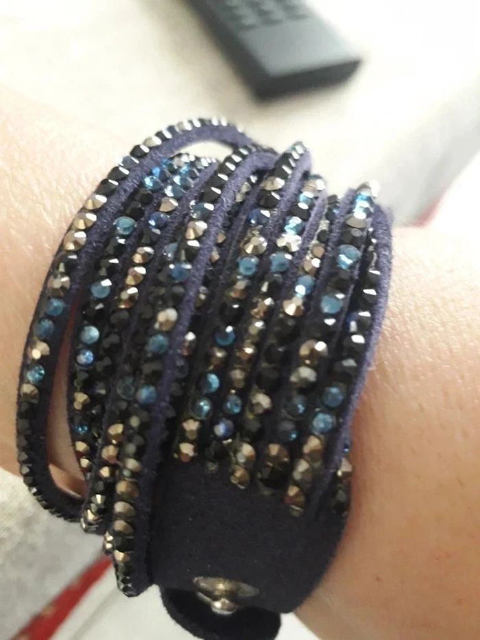 bracelet bleu - photo numéro 3