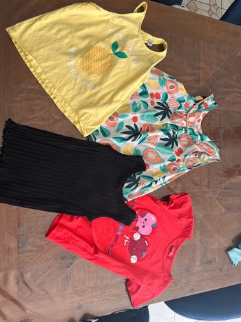 Lot t-shirts 8 ans fille