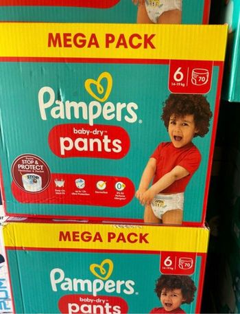 Pampers pants 6 neuf