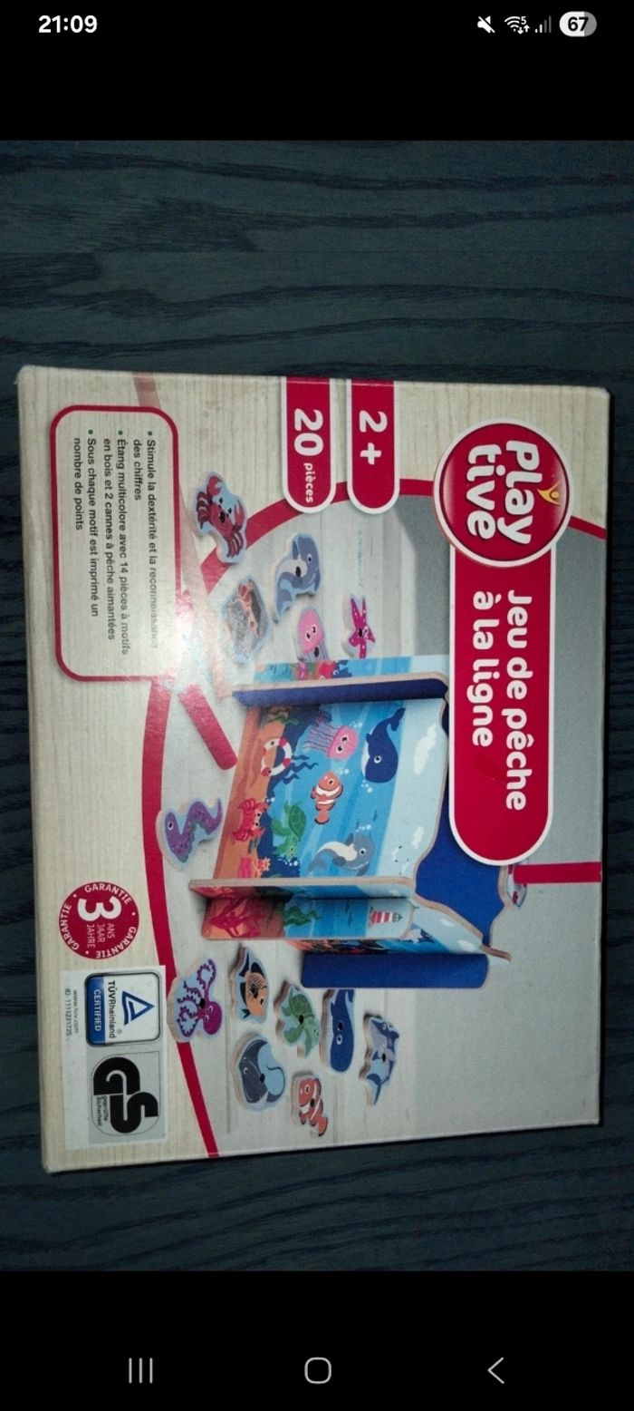 Jeu de pêche à la ligne