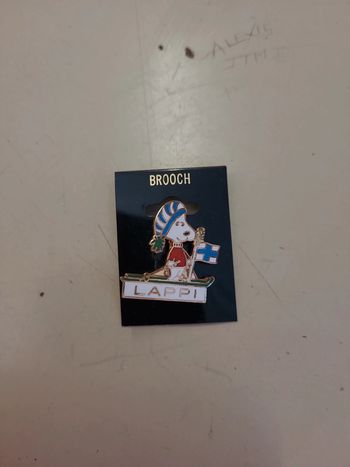Broche Snoopy Lapponie Lappi
