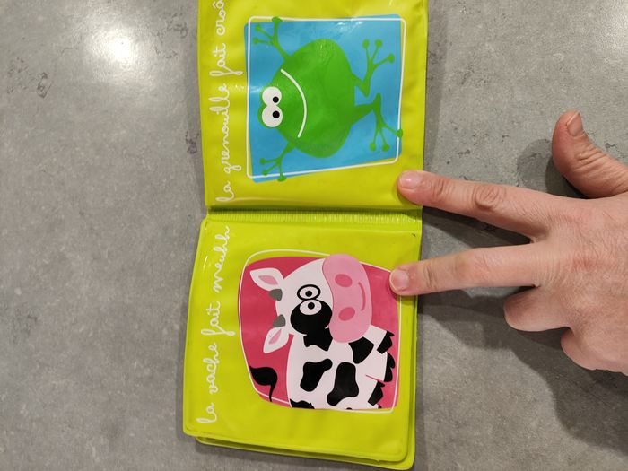 Lot de 4 livres plastifiés bébé – Thème animaux – Très bon état - photo numéro 3