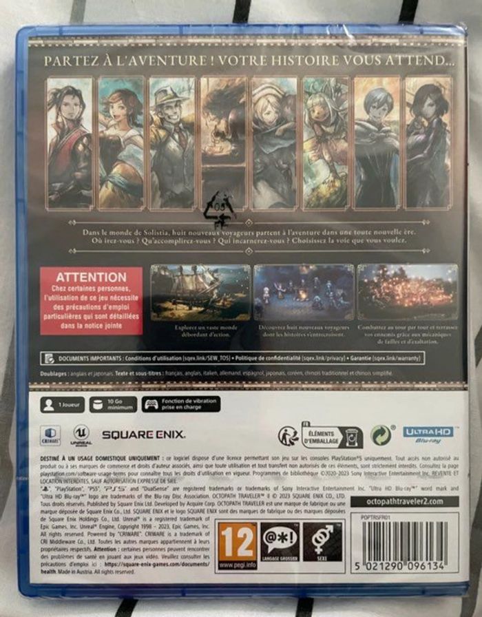 Octopath Traveler 2 – PS5 (Neuf sous blister) - photo numéro 2