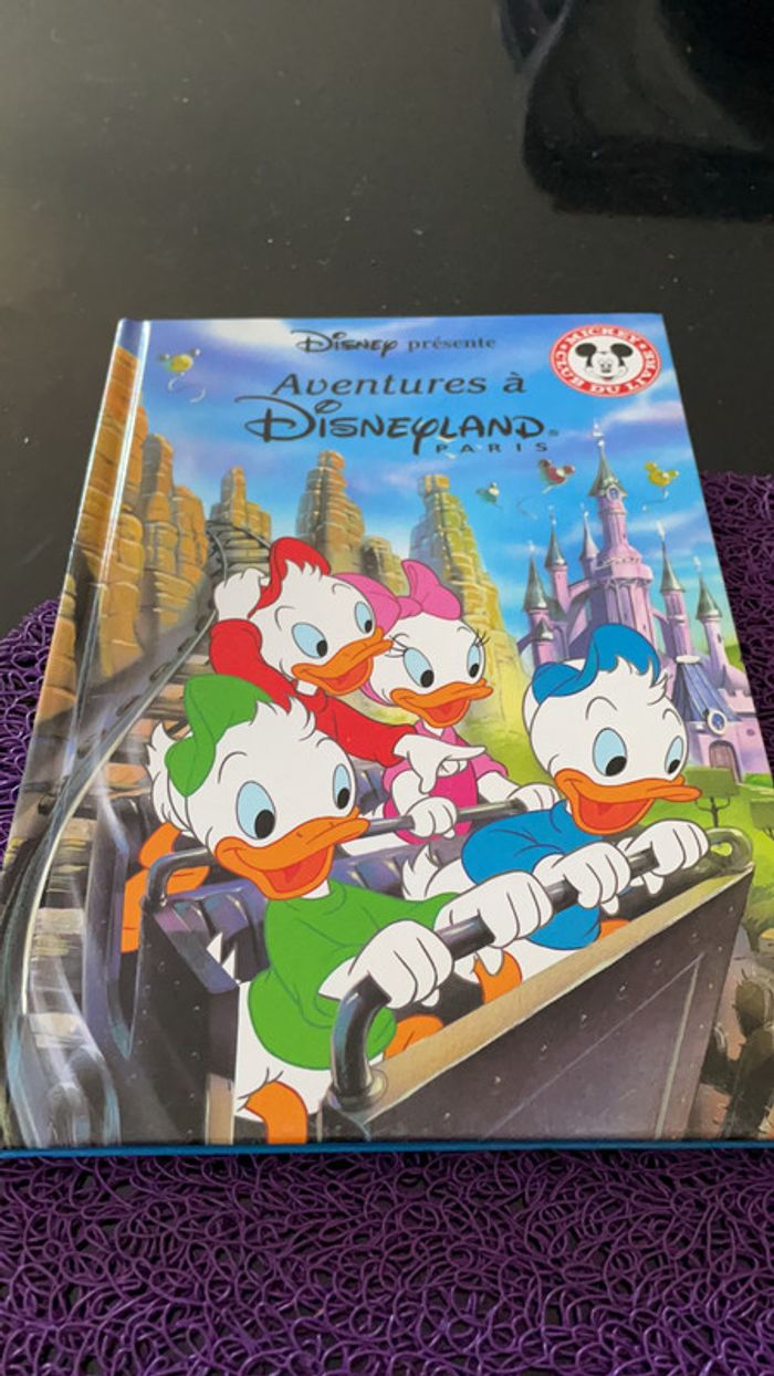 Livre Disney aventures à Disney mans