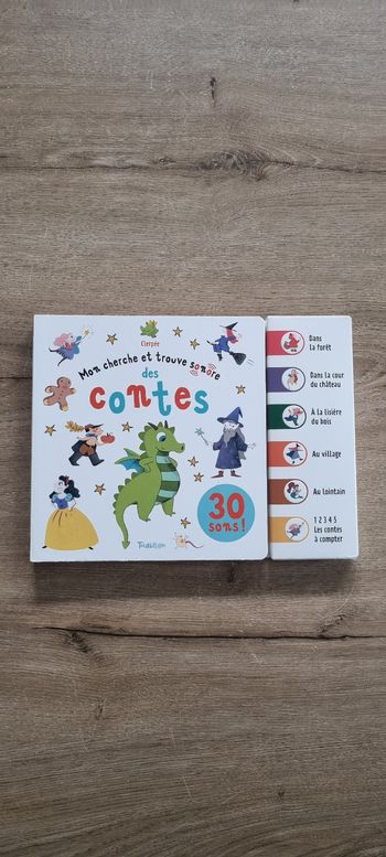 Livre Cherche et trouve sonore des contes
