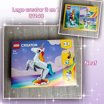 Lego creator 3 en 1 - 31140 La licorne magique
