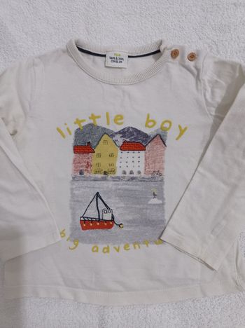 Polo crème marque tape à l'oeil 23 mois 86 cm