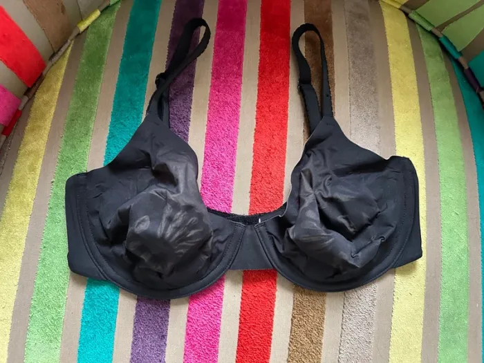 Dim soutien-gorge, noir, sans couture, taille 85C - photo numéro 2