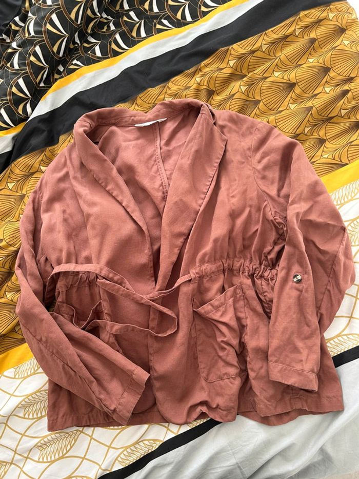 Veste en lin Camaïeu T46 - photo numéro 6