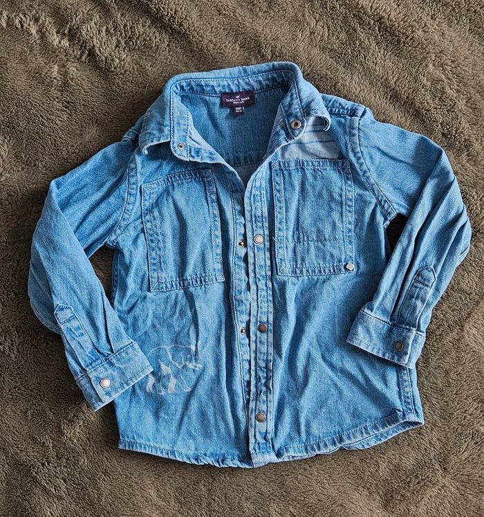 Veste chemise en jeans 3 ans sergent major