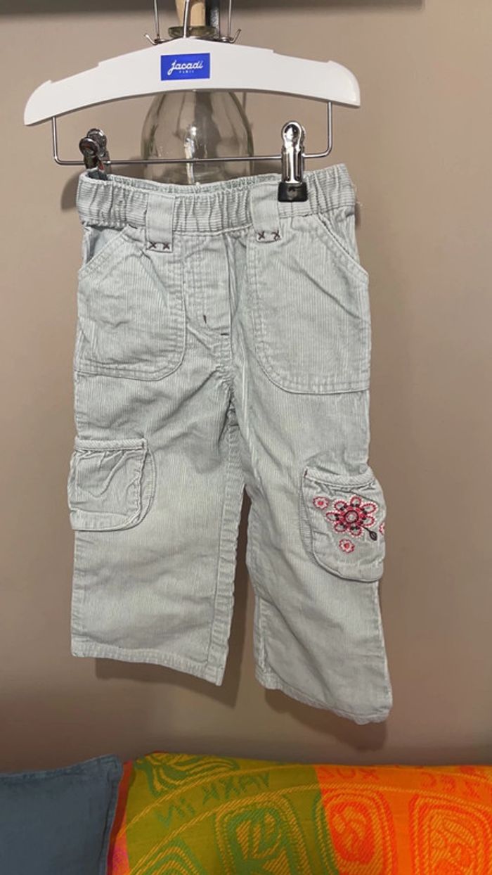 pantalon velours Fille 18 mois