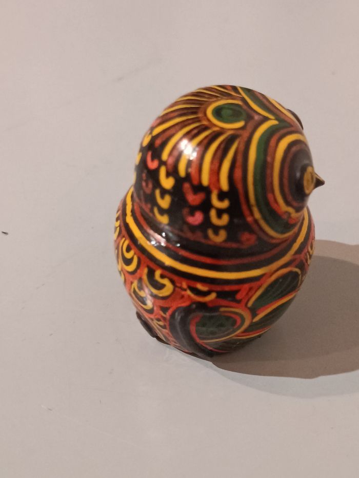 Boîte bois laqué chouette - photo numéro 6