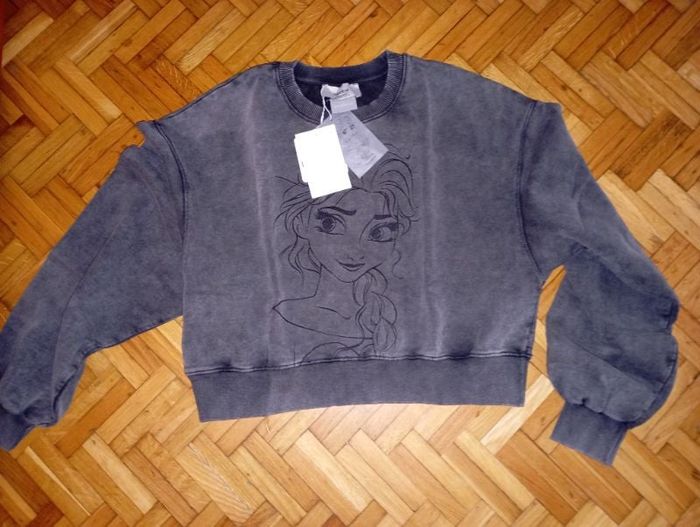 Sweat court gris Disney M neuf