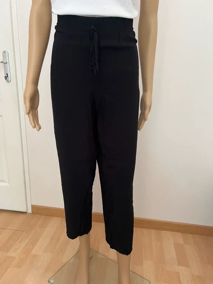 Pantalon fluide noir