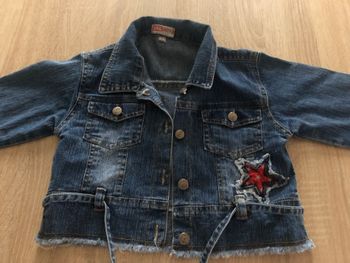 Veste courte en jean 11 ans