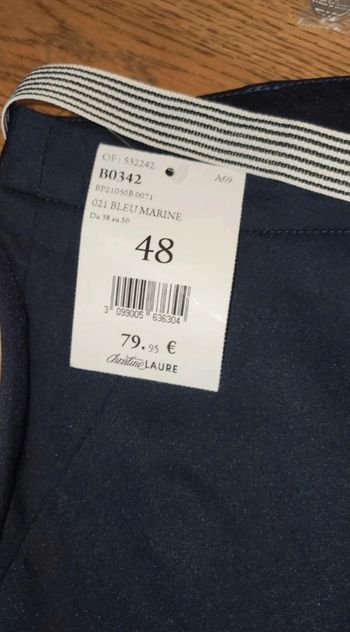 Pantalon habillé Christine Laure 48