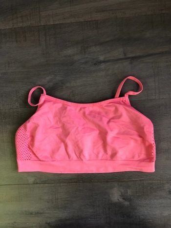 Brassière H&M rose corail taille 14 ans