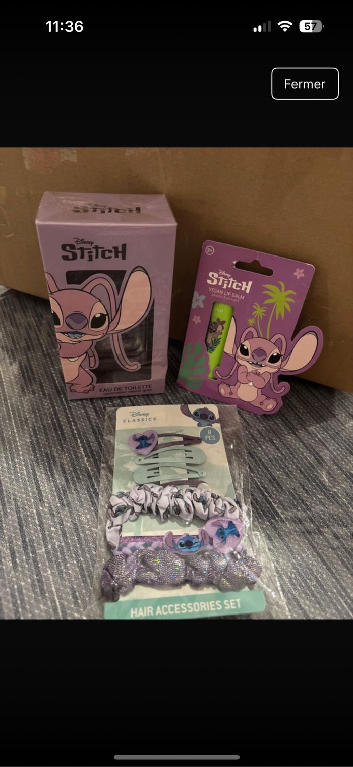 Lot parfum stitch