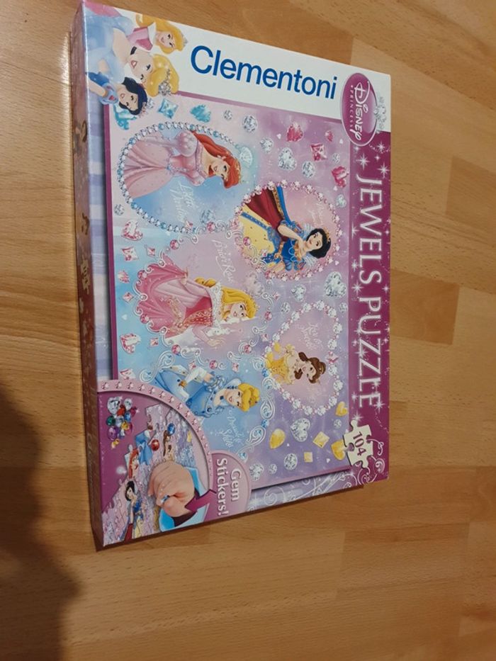 Jewels Puzzle 104 pièces Disney princesses - photo numéro 6