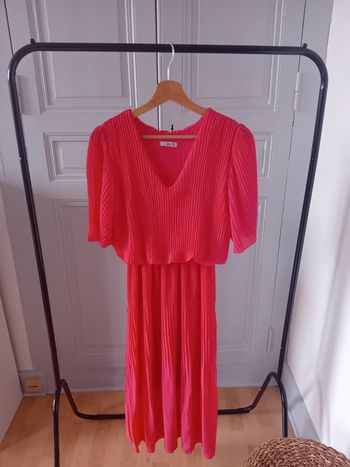 Robe de cocktail corail - Carnaby - S