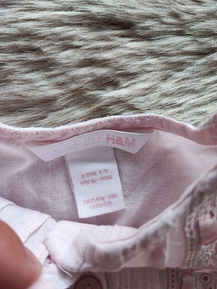 Tunique rose h &m 12 mois - photo numéro 4