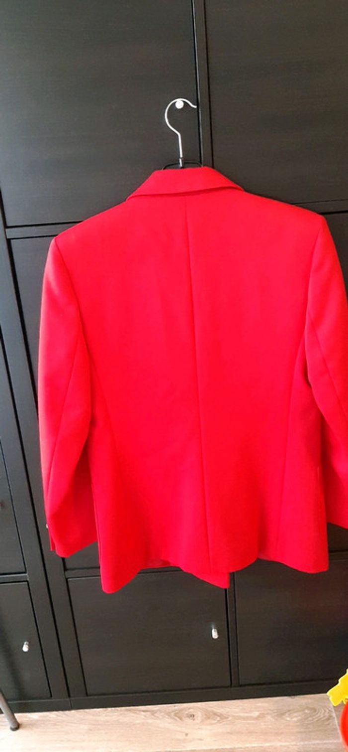 Veste rouge laine - photo numéro 2