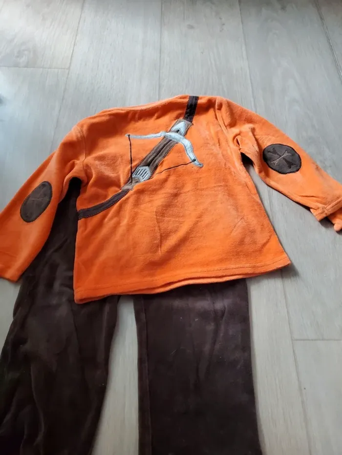 Pyjama velours DPAM 4 ans - photo numéro 4